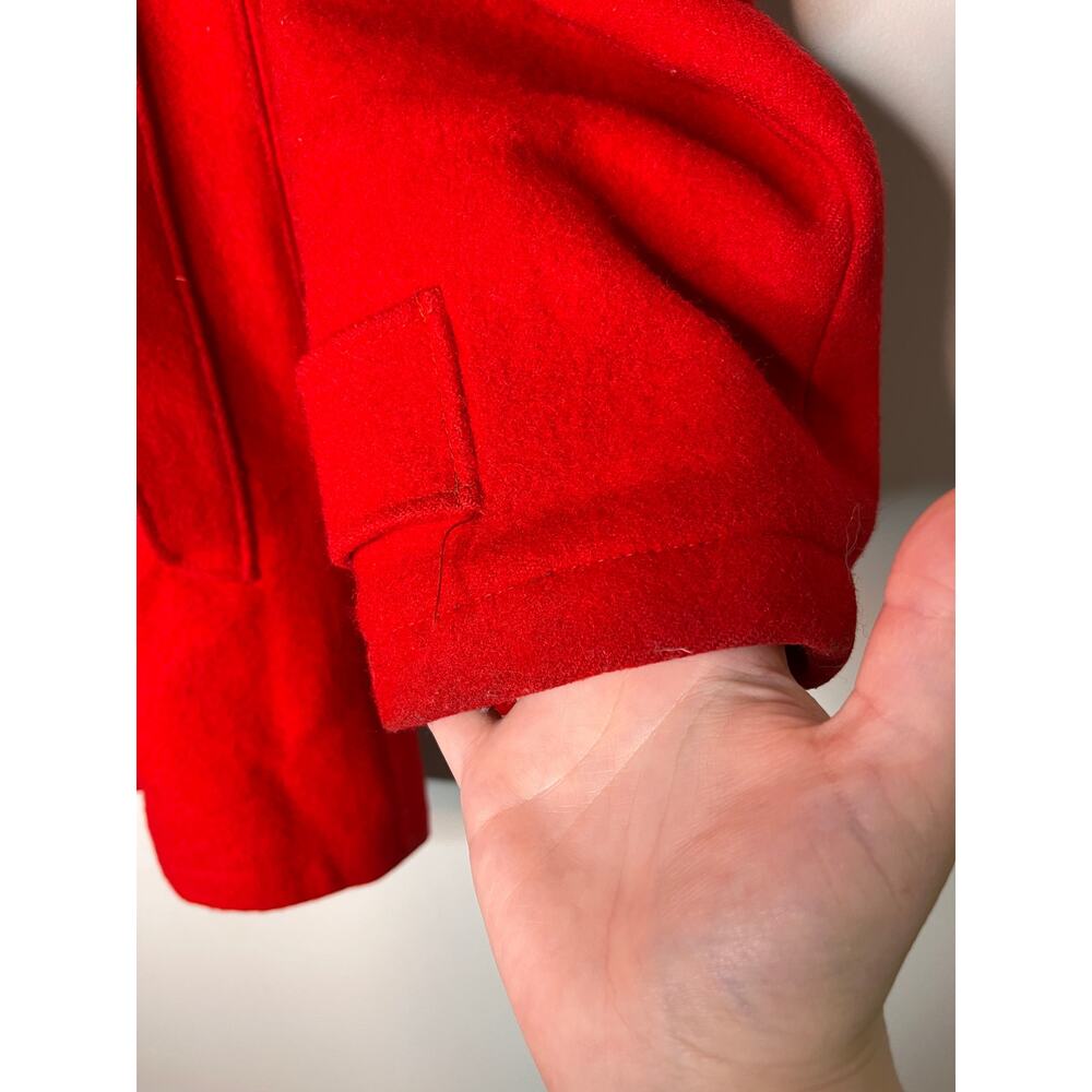 1960s Woolrich Wool Red Mackinaw Hunter Utility Chore Farm Country Jacket 38 L - Picture 8 of 10